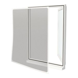 Mosquitera magnética para ventana sin taladro 130x160 cm - blanco