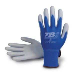 Guante nylon azul 500az uretan-9