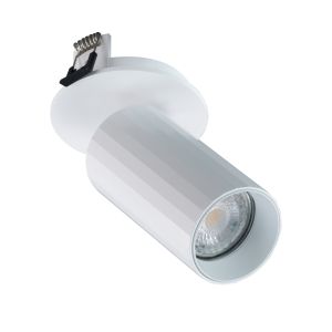 Aplique circular empotrable orientable gu10 beam blanco(DLXGU10-B)