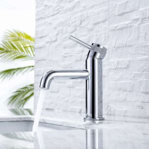 Grifo monomando lavabo alto sky bath gris mate serie diamond