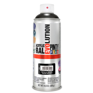 Spray pintura metalizada pintyplus 400 ml (negro mt153)