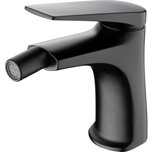 Imex - grifo monomando bidé negro serie delos