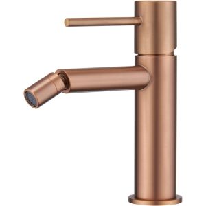 Imex - grifo monomando bidé oro rosa serie monza