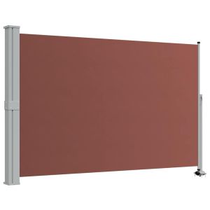 vidaXL toldo lateral retráctil de jardín marrón 160x300 cm