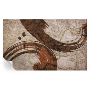 Papel pintado autoadhesivo mapa artístico 416x254 tulup