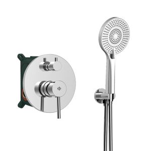 Kit de ducha empotrable sirio monomando cromo - gme
