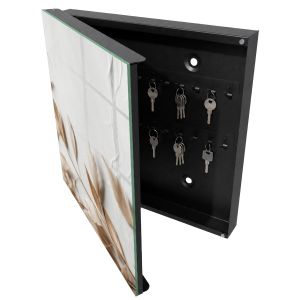 Armario para llaves decorativo 30x30x5, apertura izquierda tulup