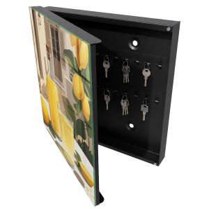 Caja para llaves 30x30x5 fiesta del limón, apertura izquierda tulup