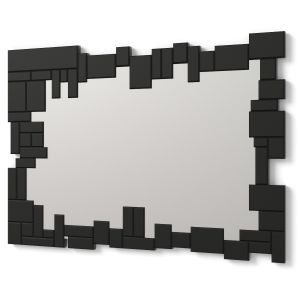 Dekoarte - espejos decorativos | irregular negro | 100x70cm