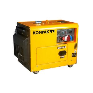Generador eléctrico trifásico kompak k6100se-3 insonorizado diesel