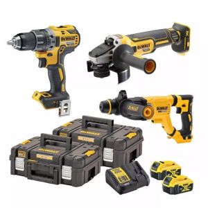 Dewalt 18v 5ah li-ion sin escobillas xr kit de 3 herramientas - dck327p2t-q