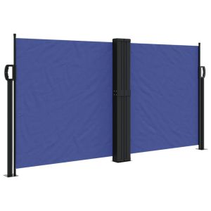 vidaXL toldo lateral retráctil azul 120x1200 cm