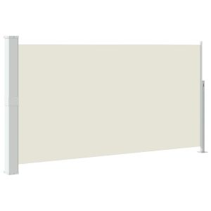 vidaXL toldo lateral retráctil de jardín color crema 170x300 cm