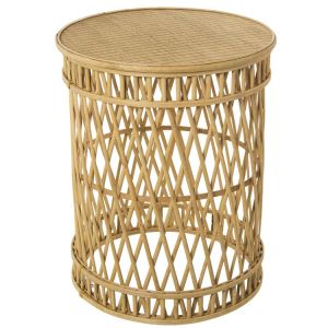 Mesa auxiliar bambu natural