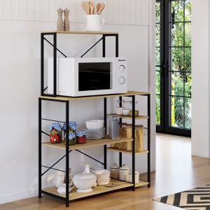 Estantería de cocina industrial para microondas 80 x 40 cm