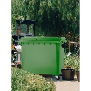 Contenedor de basura reciclables de colo | 800 l - verde