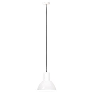 vidaXL lámpara colgante redonda 25 w blanca 28,5 cm E27