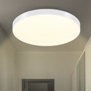 Nettlife lâmpada de teto LED branca quente - lâmpada de casa de banho 12w