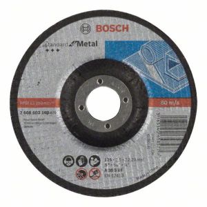 Disco de corte Bosch con núcleo desplazado estándar para metal 125x2.5 mm -