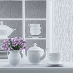 Papel pintado tnt textura aLGodón azul