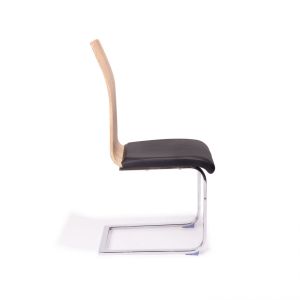Pack 4 sillas de comedor 50x39,5 cm sensei madera - negro sensei