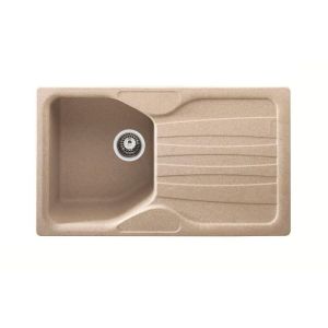 Fregadero encastrable - fragranite arena - 86 cm