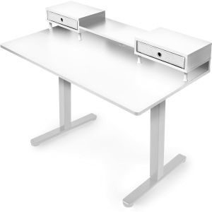 Duronic dd1 we tablero con 2 cajones de 120 cm |  eleva tu pantalla