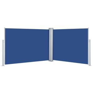 vidaXL toldo lateral retráctil azul 100x1000 cm