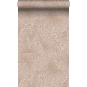 Origin papel pintado diseño 3d hojas rosa viejo 53 cm x 10.05 m