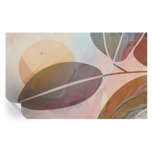 Papel pintado autoadhesivo hojas armoniosas 416x254 tulup