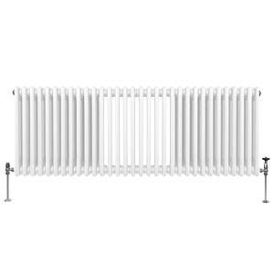 Radiador tradicional horizontal de 3 columnas - 600x 1462mm - blanco