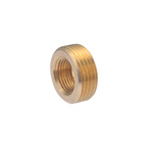Conector roscado con tope, macho 3/4 - hembra 3/8, hexágono interior