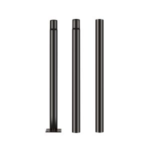 Poste vertical 3 metros, tramos 1m con base para farola solar ufo exterior