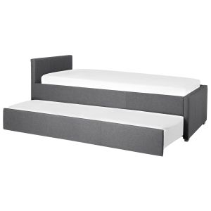 Cama nido tela marmande 90 x 200 cm gris oscuro