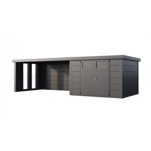 Caseta jardin nh9 c ap grande ventanas izquierda | antracita | novo habitat