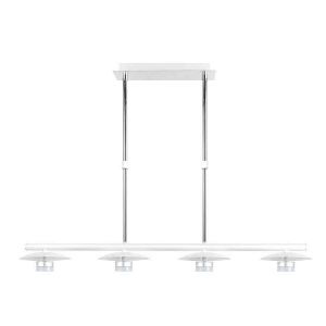 Ciudad del cabo chandelier 24w metal white