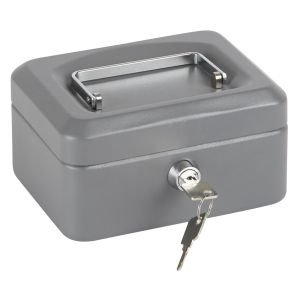 Arregui elegant c9216 caja caudales acero con bandeja, 15 cm ancho, gris
