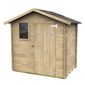 Alce - caseta de jardín bh16 livia 198x130 madera abeto con ventana