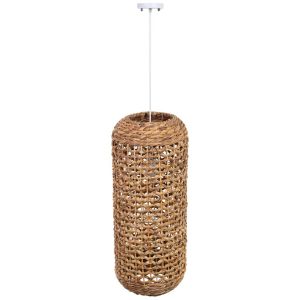 Lámpara de techo de fibra de jacinto  d29x70j cm