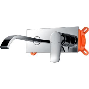 Imex - grifo monomando lavabo empotrado cromado serie malta