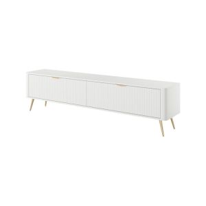 Mueble tv - blanco - 200 x 38 x 51,2 cm