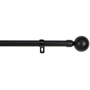 Barra de forja universal extensible (negro, 120-210cm bola)