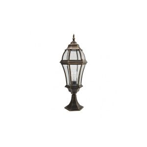 Becrux street light 1xe27 aluminium / crystal black