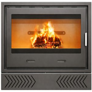 Insertable de leña con turbinas eire 80 para chimenea cassette de 12 kw