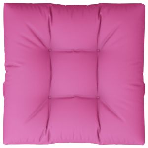 vidaXL cojín para palés tela rosa 70x70x12 cm