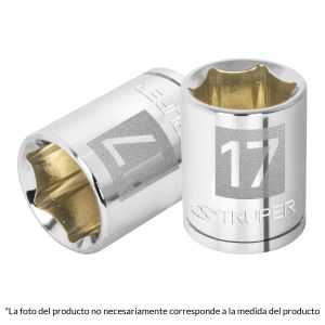 Llave vaso hexagonal, cuadro 3/8" - 14 mm