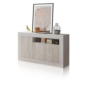 Aparador gian branco artik (branco mate) - branco velho