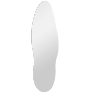 Espejo cuerpo entero 40x3x120 cm vidrio templado transparente Homcom
