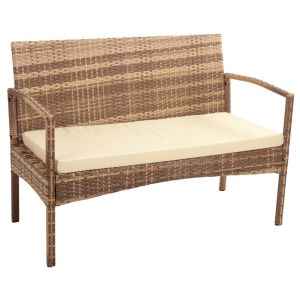 Banco  marrón 110x55x85h cm