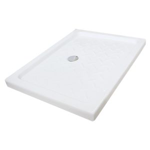 Ondee - plato de ducha cera - gres - blanco - 90x70x9cm